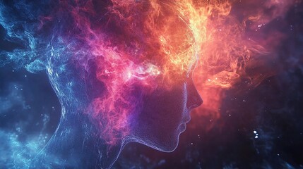 Poster - Futuristic Visual Representation of Artificial Intelligence Concepts