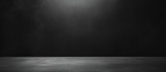 Poster - Abstract Dark Gray Studio Background with Empty Space for Text Ideal for Presentations and Creative Projects