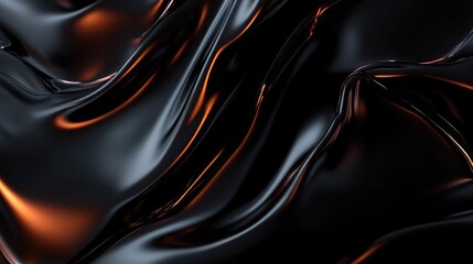 Poster - Elegant Dark Glass Texture with Smooth Gradients for Modern Background Designs