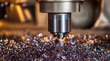 Poster - Metalworking Machine Tool Precision Cutting Process