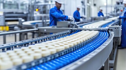 Poster - Automated Food Production Line Conveyor Belt System