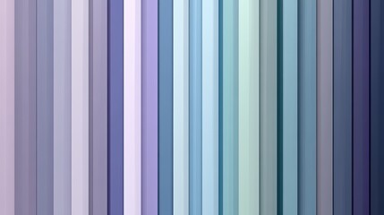 Poster - Abstract Vertical Stripes of Purple Blue and Lavender Hues