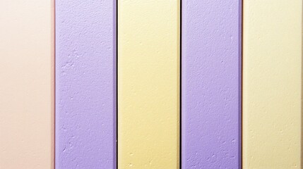 Poster - Pastel Colored Foam Blocks Vertical Arrangement