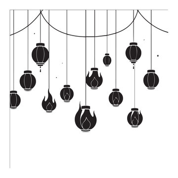 Eid mubarak islamic greetings background Islamic Lanterns Islamic lantern illustration
 