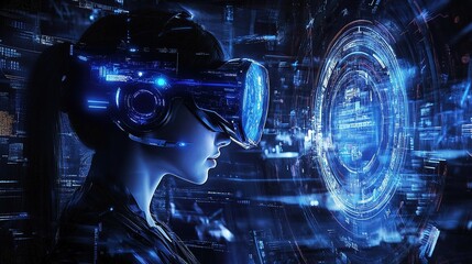 Poster - Futuristic Technology System for Entertainment in Virtual Reality