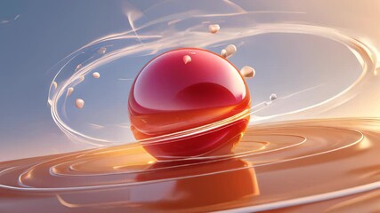 Poster - Exploring the Mesmerizing Dance of a Large Sphere in a Fluid Environment
