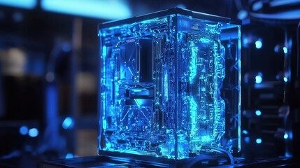 Poster - Quantum Computer with Intricate Electronic Circuitry and Design