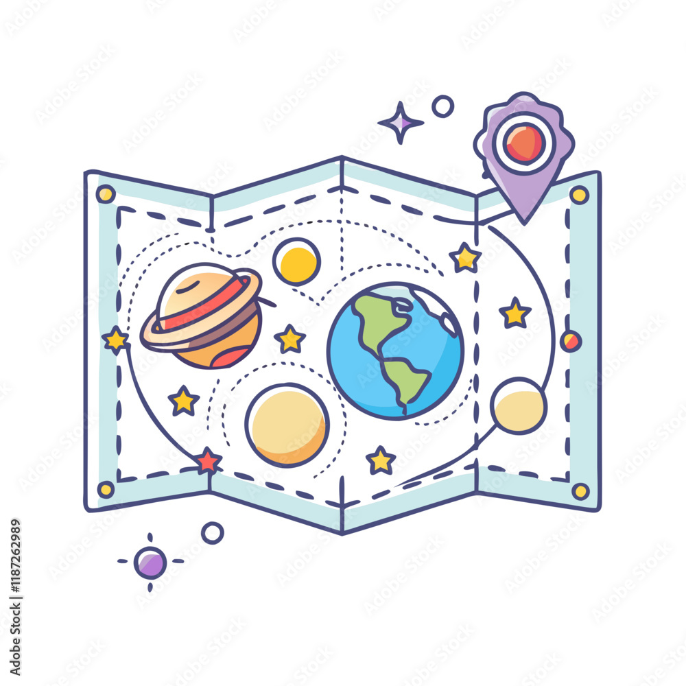 Interstellar Maps Printable Стоковое векторное изображение «interstellar map vector icon ...