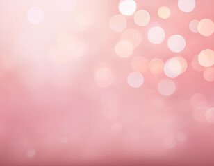 Wall Mural - soft pink pastel background with blurred bokeh lights for graphic design and creative projects