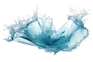 Wall Mural - Captivating splash of water creates dynamic movement and beauty in a serene environment