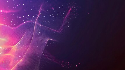 Poster - Abstract Technology Background with Big Data and Digital Lines