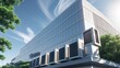 © Zahar Berduta - Modern Office Building with Industrial Air Conditioning Units
