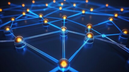 Poster - Glowing Data Connections in a Digital Technology Hub Network