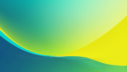 Wall Mural - blue green and yellow abstract modern background ideal for post background banner ad promo invitation etc