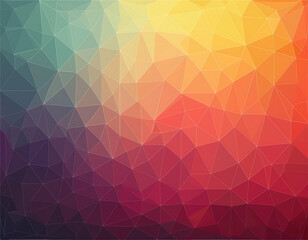 Wall Mural - low poly geometric abstract backgroud for brochure layout