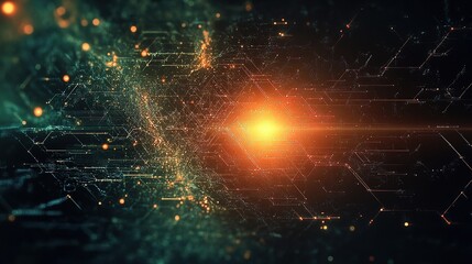 Poster - Abstract Data Mining Techniques Visualization with Light Effects
