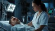 © Formoney - A woman in a white uniform is tending to a man in a hospital bed