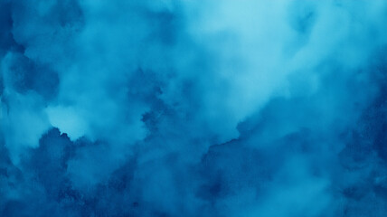 Poster - Blue azure turquoise abstract watercolor background for textures backgrounds and web banners design