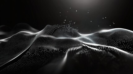 Poster - Abstract Technology Communication Background with Creative Lines