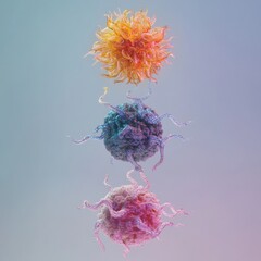 Poster - progression of virus forms illustrating transition from simple to complex structures in biological s