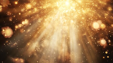 Wall Mural - mystical portrayal of spiritual energy radiating through celestial patterns glowing divine light har