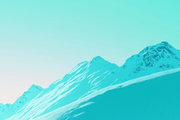 Naklejka na meble A gradient moving from royal blue to cyan with a heavy grain overlay, giving a textured, artistic feel.