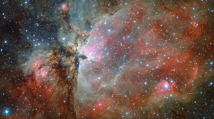 Wall Mural - open clusters globular clusters glowing vibrant star formations dense region of space