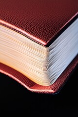 Aufkleber - A close-up view of a book sitting on a table