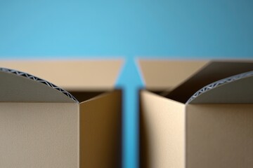 Poster - Close-up view of two open boxes on a table, with contents visible