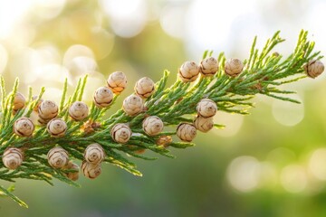Poster - Close-up of snails on a tree branch, great for nature and wildlife photography