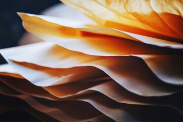 Aufkleber - A single yellow flower sits on a dark background, making it stand out