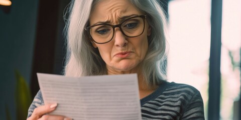 Poster - A person reads a document or script