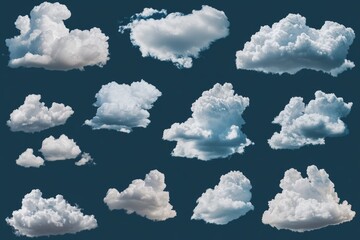 Poster - A bunch of clouds floating in the sky