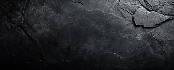 Poster - Luxurious background of natural black marble texture for skin tile wallpaper, suitable for design art work