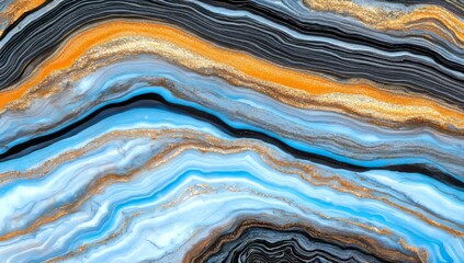 Poster - Swirls of marble or ripples of agate
