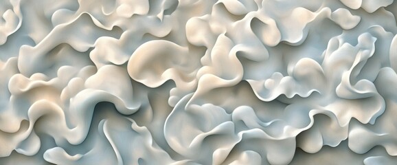 Abstract foliage line art with a modern background