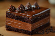 © Sri - Decadent Chocolate Layer Cake with Rich Mousse and Chocolate Ganache