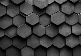 Aufkleber - This design presents an abstract pattern background incorporating a hexagon shape with a gradient effect from black to gray. It is tailored for modern texture usage in various media like