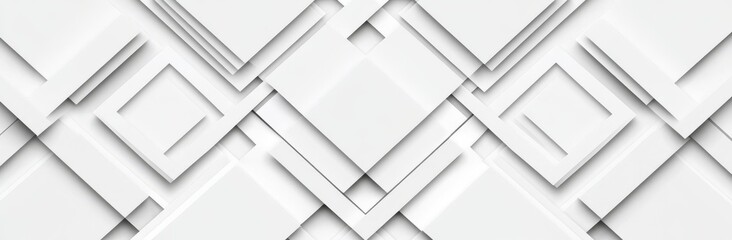Poster - Abstract white geometric hexagon pattern background. Modern simple overlay geometric texture creative design. Ideal for poster, flyer, presentation, website, booklet, brochure, banner