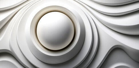 Poster - Rendering of contour lines for abstract map relief. Topographic map design elements. White wave shapes representing curves in an abstract background. Topographic background illustration. Abstract