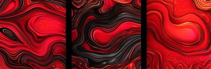 Poster - Wave lines pattern background, seamless zigzag stroke texture with undulate squiggle stripes element, repeated as an image clip art