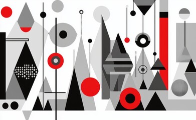 Poster - Gray abstract background illustration with superior quality