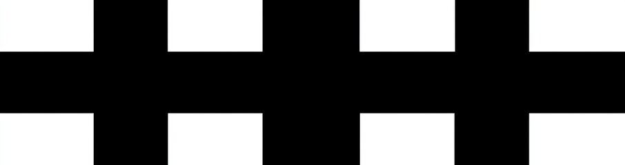 Poster - Pattern of modern dots. Polka dot background. Abstract monochrome polka dots. Dot pattern print. Panoramic view