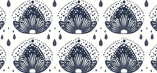 Poster - Diagonal black dashed lines forming an abstract, continuous pattern on a white surface
