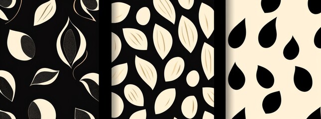 Poster - Modern luxury gold background decorated with a seamless geometric line circle abstract design. Christmas pattern seamlessly combined