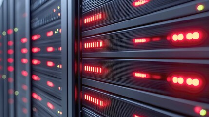 Poster - High-Tech Server Room: Network, Data, and Computing
