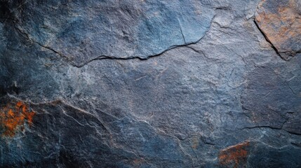Poster - Dark slate features intricate textures and colors, highlighting its natural beauty and rugged formations, creating a striking visual backdrop