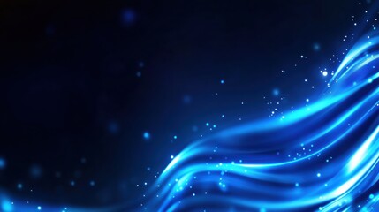 Poster - Blue abstract background with smooth gradients and textures for design and creative projects