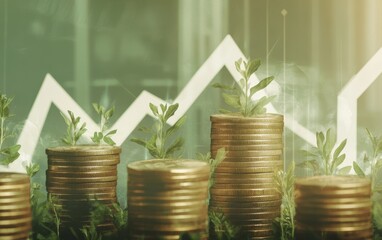 Poster - Growing money stacks with upward graph. (1)