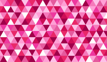 Wall Mural - Pink Geometric triangle mosaic pattern. Prism triangular Seamless Pattern Background Holographic Foil Multi Color Triangle Texture. repeat colorful-mosaic wallpaper	